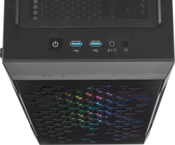 Корпус Corsair iCUE 220T RGB черный без БП ATX 3x120mm 4x140mm 2xUSB3.0 audio bott PSU от магазина РЭССИ