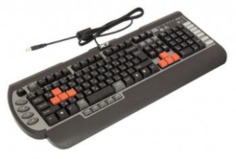 Клавиатура A4Tech G800V черный USB Multimedia for gamer от магазина РЭССИ