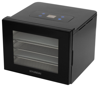 Сушка для фруктов и овощей Hyundai HYFD-1204 8под. 400Вт черный от магазина РЭССИ