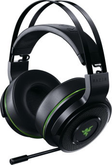 Наушники с микрофоном Razer Thresher черный/зеленый мониторные Radio оголовье (RZ04-02240100-R3M1) от магазина РЭССИ