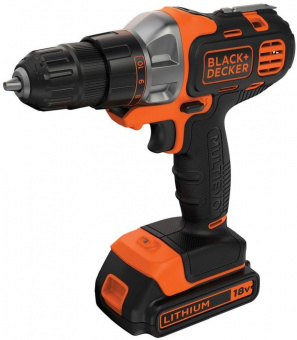 Дрель-шуруповерт Black+Decker MT218K-QW аккум. патрон:быстрозажимной (кейс в комплекте) от магазина РЭССИ