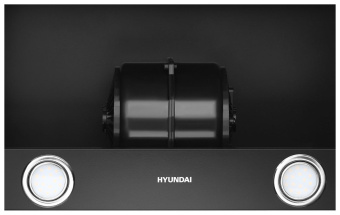 Вытяжка встраиваемая Hyundai HBH 6232 BK черный управление: кулисные переключатели (1 мотор) от магазина РЭССИ
