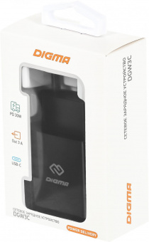 Сетевое зар./устр. Digma DGW3C 30W 3A (PD) USB-C универсальное черный (DGW3C0F010BK) от магазина РЭССИ