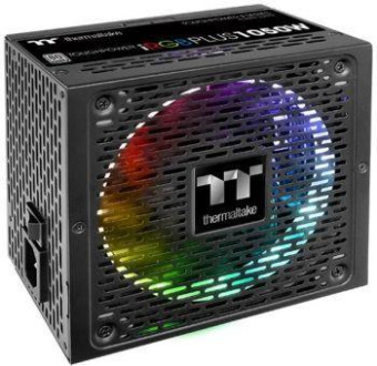 Блок питания Thermaltake ATX 1050W Toughpower iRGB Plus 80+ platinum 24+2x(4+4) pin APFC 140mm fan color LED 12xSATA Cab Manag RTL от магазина РЭССИ
