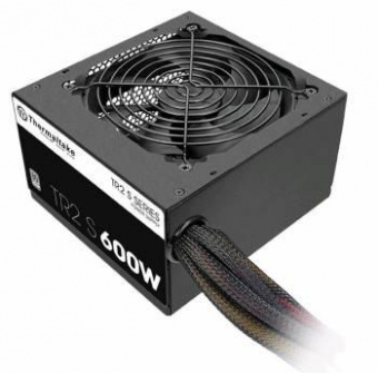 Блок питания Thermaltake ATX 600W TR2 S 80+ (24+4+4pin) APFC 120mm fan 5xSATA RTL от магазина РЭССИ