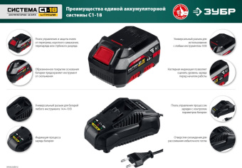 Зарядное устройство Зубр БЗУ-С1-18 от магазина РЭССИ