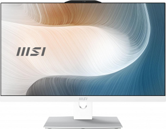 Моноблок MSI Modern AM242P 12M-619XRU 23.8" Full HD i5 1240P (1.7) 16Gb SSD256Gb Iris Xe noOS GbitEth WiFi BT 120W клавиатура мышь Cam белый 1920x1080 от магазина РЭССИ