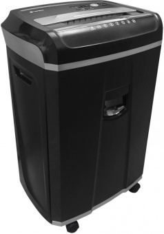 Шредер Heleos УМ35-4 черный (секр.P-4) фрагменты 23лист. 35лтр. скрепки скобы пл.карты CD от магазина РЭССИ