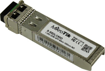 Mikrotik S-55DLC80D SFP модуль 1.25G SM 80km 1550nm от магазина РЭССИ