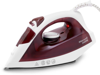 Утюг Maxwell MW-3011 2400Вт белый от магазина РЭССИ