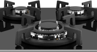 Газовая варочная поверхность Weissgauff HGG 451 BGV Nano черный от магазина РЭССИ