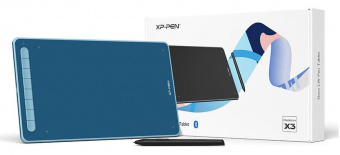 Графический планшет XPPen Deco Deco LW Blue Bluetooth/USB голубой от магазина РЭССИ