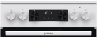 Плита Электрическая Gorenje GEC5C42WG белый стеклокерамика (без крышки) от магазина РЭССИ