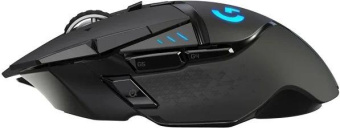 Мышь Logitech G502 Lightspeed черный оптическая 25600dpi беспров. USB 9but (910-005567) от магазина РЭССИ
