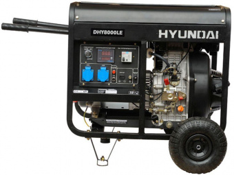 Генератор Hyundai DHY 8000LE 6.5кВт от магазина РЭССИ