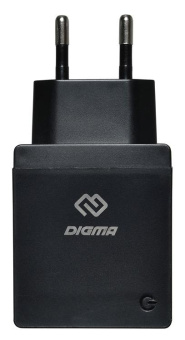 Сетевое зар./устр. Digma DGWC-2U-3A-BK 15W 2.1A+1A 2xUSB универсальное черный от магазина РЭССИ