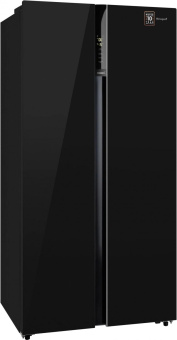 Холодильник Weissgauff WSBS 600 XB NoFrost Inverter 2-хкамерн. черная сталь (двухкамерный) от магазина РЭССИ