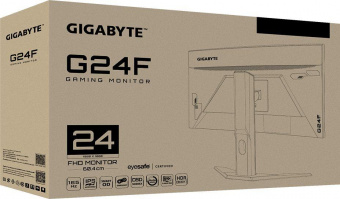 Монитор Gigabyte 23.8" G24F черный IPS LED 1ms 16:9 HDMI матовая HAS 300cd 178гр/178гр 1920x1080 FreeSync Premium DP FHD USB 5.3кг от магазина РЭССИ