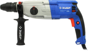Перфоратор Зубр ЗП-28-800 КМ патрон:SDS-plus уд.:3.2Дж 800Вт (кейс в комплекте) от магазина РЭССИ