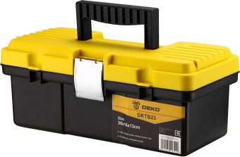 Ящик для инстр. Deko DKTB23 1отд. 4карм. желтый/черный (065-0828) от магазина РЭССИ