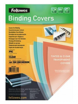 Обложки для переплёта Fellowes A4 прозрачный (100шт) CRC-5376102 (FS-53761) от магазина РЭССИ