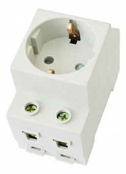 Розетка AC 30-111 с заземл. контактом на DIN-рейку (R) 775001 от магазина РЭССИ