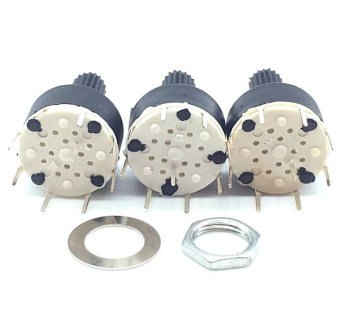 SR16 1-6 поворотный переключатель DC 60В, 0.3А (FUT-1130) FUT Arduino совместимый от магазина РЭССИ