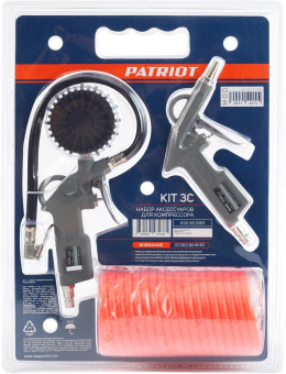 Набор пневмоинструментов Patriot KIT 3C компл.:3 предмета от магазина РЭССИ