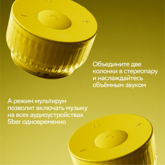 Умная колонка Sber Boom Mini 2 SBDV-00250A Салют черный 5W Mono BT/Wi-Fi от магазина РЭССИ