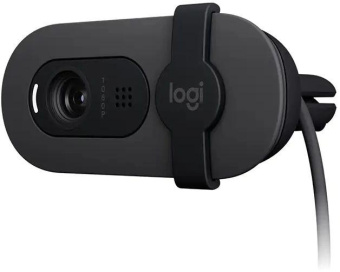 Камера Web Logitech HD Webcam Brio 100 Full графитовый 2Mpix (1920x1080) USB Type-C с микрофоном (960-001587) от магазина РЭССИ