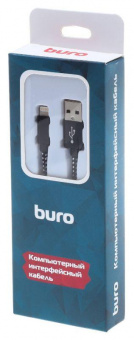 Кабель Buro BHP RET LGHT-B-BR USB (m)-Lightning (m) 1м черный от магазина РЭССИ