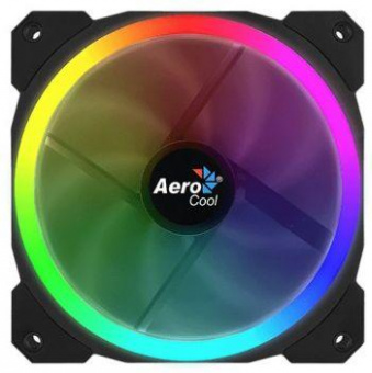 Вентилятор Aerocool Orbit 120x120mm 3-pin 14dB 153gr LED Ret от магазина РЭССИ