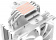 Устройство охлаждения(кулер) ID-Cooling SE-224-XTS WHITE Soc-AM4/1151/1200/2066/1700 4-pin 16-29dB Al+Cu 220W 650gr LED Ret от магазина РЭССИ