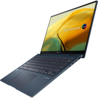 Ноутбук Asus Zenbook 14 Flip OLED UP3404VA-KN026W Core i7 1360P 16Gb SSD1Tb Intel Iris Xe graphics 14" OLED Touch 2.8K (2880x1800) Windows 11 Home blue WiFi BT Cam Bag (90NB10E2-M002A0) от магазина РЭССИ