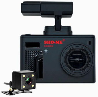 Видеорегистратор с радар-детектором Sho-Me Combo Note WiFi DUO GPS ГЛОНАСС черный от магазина РЭССИ