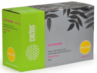 Картридж лазерный Cactus CS-PH6280M 106R01401 пурпурный (5900стр.) для Xerox Phaser 6280 от магазина РЭССИ