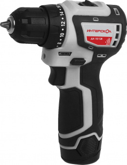 Дрель-шуруповерт Интерскол ДА-10/12В аккум. патрон:быстрозажимной (687.1.2.70) от магазина РЭССИ