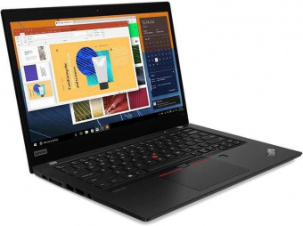Ноутбук Lenovo ThinkPad X13 G1 Core i5 10210U 8Gb SSD256Gb Intel UHD Graphics 13.3" TN FHD (1920x1080) Free DOS black WiFi BT Cam (20T3A07SCD) от магазина РЭССИ