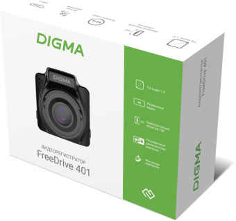 Видеорегистратор Digma FreeDrive 401 черный 4Mpix 2160x3840 2160p 170гр. NTK96675 от магазина РЭССИ
