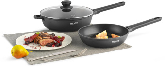 Сковорода Rondell Zeita Neu RDA-1201 круглая 28см покрытие: TriTitan ручка несъемная (без крышки) черный от магазина РЭССИ