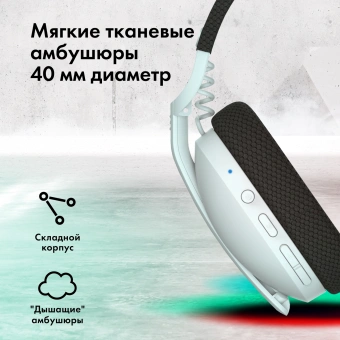 Наушники с микрофоном GMNG GG-HS420W белый 1.5м накладные BT/Radio оголовье (1970390) от магазина РЭССИ