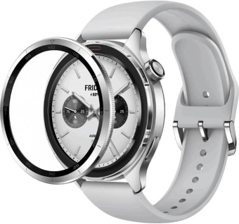 Смарт-часы Xiaomi Watch S4 47мм 1.43" AMOLED корп.серебристый рем.серый (BHR9197GL) от магазина РЭССИ