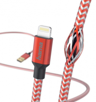 Кабель Hama 00178299 USB (m)-Lightning (m) 1.5м красный от магазина РЭССИ