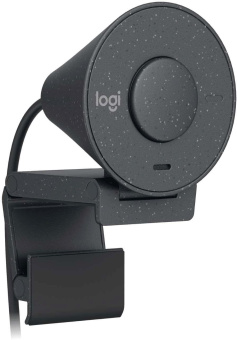 Камера Web Logitech HD Webcam Brio 300 серый 2Mpix (1920x1080) USB Type-C с микрофоном (960-001436) от магазина РЭССИ