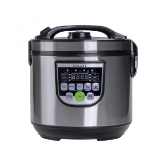 Мультиварка Galaxy GL 2643 5л 900Вт серебристый/черный от магазина РЭССИ