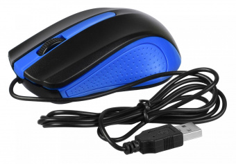 Мышь Acer OMW011 черный/синий оптическая (1200dpi) USB (3but) от магазина РЭССИ