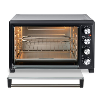 Мини-печь Hyundai MIO-HY076 45л. 2000Вт серебристый/черный от магазина РЭССИ