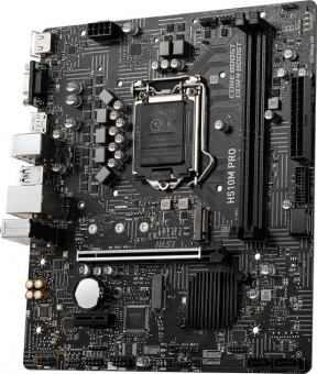Материнская плата MSI H510M PRO-E Soc-1200 Intel H510 2xDDR4 mATX AC`97 8ch(7.1) GbLAN+VGA+HDMI от магазина РЭССИ