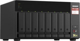 Сетевое хранилище NAS Qnap TS-873A-8G 8-bay настольный Ryzen V1500B от магазина РЭССИ
