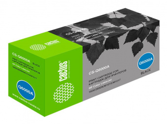 Картридж лазерный Cactus CS-Q6000A Q6000A черный (2500стр.) для HP CLJ 1600/2600N/M1015/M1017 от магазина РЭССИ